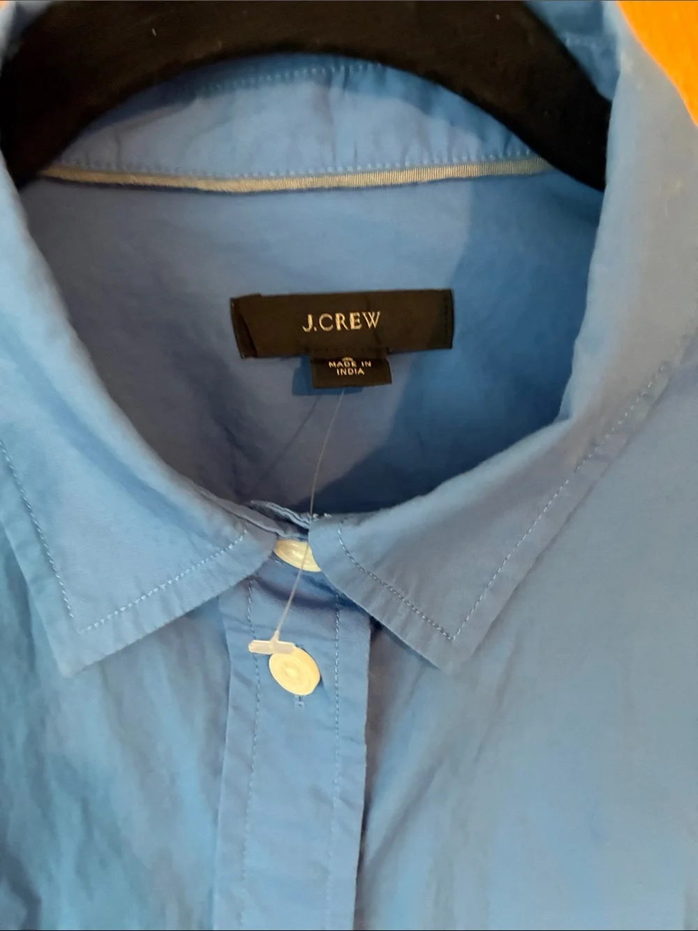 J. Crew Bright Blue Button-Down Shirt